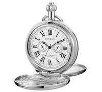 Realpoo Unique Men's Mechanical Pocket Watch, Roman Numerals Digital Scale Mechanical Pocket Watches for Men, SWQ-115, fashion