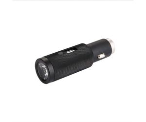 Realpower Car Charger with Torch and Emergency Hammer