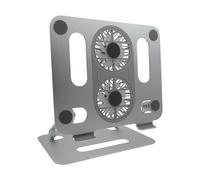 Realpower Height-adjustable laptop stand with RGB fan