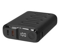 Realpower Powerbank PB-10000C PD+ with 3X Type-C, Black
