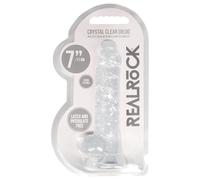 REALROCK - Clear Lifelike Dildo - Transparent (17cm)