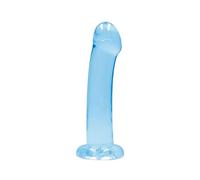 Realrock Non Realistic Dildo with Suction Cup, Blue, 17 cm Size