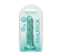 Realrock Non Realistic Dildo with Suction Cup, Green, 17.5 cm Size
