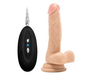 RealRock Remote Controlled Vibrating Realistic Cock 7 Inch