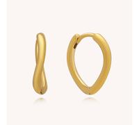Realta Adele Hoops in Gold Realta Gold One Size