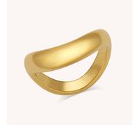 Realta Women's Lucy Dome Ring in Gold | Size: 9 Realta Gold 9