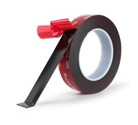 Realth Double Sided Tape/Heavy Duty 5952 Mounting Tapes | Permanent Adhesive Waterproof | for Home Office Automotive Deco | Color Black | 25mm x 5.5m