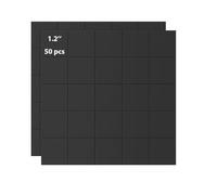 Realth Magnetic Dots/Self Adhesive Magnet for Square | 50 PCS 30mm x 30mm | Peel & Stick with Adhesive Backing | Alternative to Stickers Strip and Tape | for Craft DIY Kitchen and Fridge(MDS3050)