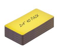 Realth Magnetic Dry Erase Labels 40 Pcs 5CM x 10CM Yellow