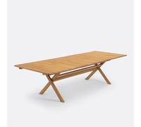 Réalto Acacia Folding Garden Table with 2 Extensions Acacia