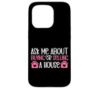 Realtor Ask Me About Buying Or Selling A House Case for iPhone 15 Pro