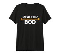 Realtor BOD, Funny Real Estate Agent Exercise Gym Weights Premium T-Shirt