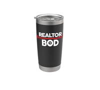 Realtor BOD Funny Real Estate Agent Training Weights Graphic Stainless Steel Insulated Tumbler