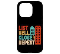 Realtor List Sell Close Repeat Case for iPhone 15 Pro