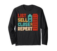 Realtor List Sell Close Repeat Long Sleeve T-Shirt