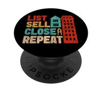 Realtor List Sell Close Repeat PopSockets Adhesive PopGrip