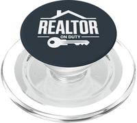 Realtor On Duty Real Estate Statement PopSockets PopGrip for MagSafe