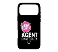 Realtor Quote Design For Real Estate Agent - Agent On Duty Case for iPhone 17 Pro Max