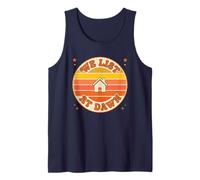 Realtor Real Estate We List At Dawn Retro Sunset Tank Top