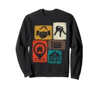 Realtor Vintage Collage Real Estate Sweatshirt