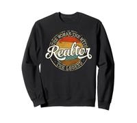 Realtor Woman Myth Legend Vintage Stamp Real Estate Sweatshirt