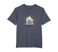 Realtors Women Building Dreams Not Just Selling Houses T-Shirt, Men's Big and Tall, Heather Blue, 2X Tall