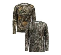 Realtree Men's 2 Pack Long Sleeve Performance Tees, Realtree Edge/Original, XL