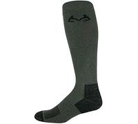 Realtree Men's Insect Shield Over The Calf Socks, Olive, Large
