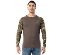 Realtree Men's Long Sleeve Performance Raglan Shirt, Realtree Apx, XXL