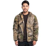 Realtree mens Sherpa Lined Bomber Jacket With Utility Pocket