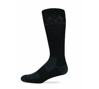 Realtree Outfitters Men's Ultra-Dri Boot Socks (1-Pair), Black, Large