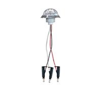 RealTruck RoadWorks | Mid-Size Hero Lo-Pro Watermelon Light with Clear Lens and Red LEDs | HERO1131