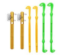 Realure 6 Pcs Fast Hook Tyer Fishing, Line Hook Loop Tyers for Fishing with Easy Hook Knot Tying Tool and Remove Disgorger Fishing for Fly Fishing Sea Fishing Gift, Fishing Gifts for Men