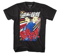 realx Ace Attorney Phoenix Wright Men's Mens Women Number t Shirts 100% Cotton Igiari Japanese Vintage Game Capcom Black M