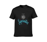 realx Man's T-Shirt Erasure Supernature Funny S-3XL Black Black XL