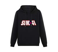 realx Sum 4 Hoodies Pullover Long Sleeve Sweatshirts Black S