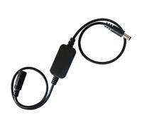 reamhome 24 Hour Auto Reboot Router Routing Reset Tool DC Power Timing Fiber Modem Router DC Power Manager Black