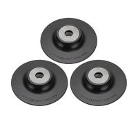reamhome 3pcs Plastic Angle Grinder Backing Pad Compatible with M14 Internal Thread Disc Sander Angle Grinder 115mm Diameter