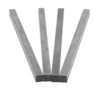 reamhome 4 pcs CNC Lathe HSS Square Cutting Tool Bits Bar 8mm x 8mm x 200mm Gray