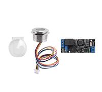 reamhome K202 DC12V Low Power Fingerprint Control Board + R503 Fingerprint Module Round Fingerprint Recognition Module