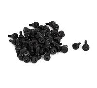 reamhome PC Computer Case Thumbscrews M3.5 Thumb Screws Black 50 Pcs