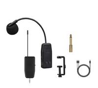 reamhome Violin Wireless Microphone Musical Instrument Microphone Stage Performance Audio Receiver and Transmitter Short Clip