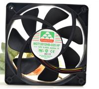 REAMTONY Cooling fan 12V 120mm 12025 for MGT12012HB-O25 0.45A 120X120X25MM Cooling fan 3-Wire