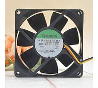 REAMTONY KD1208PTB1 8cm 12V 1.7W 8025 computer motherboard silent power fan