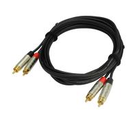 Rean Neutrik Twin RCA Phono Cable 3 Metre