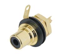 REAN NYS367 Phono Chassis D Size Socket With Gold Plated Contacts and Colour Code
