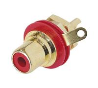 REAN NYS367 Phono Chassis D Size Socket With Gold Plated Contacts and Colour Code