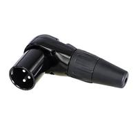 Rean RC3MR-BAG Right Angle XLR Connector 3-Pin Plug 1pc