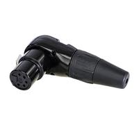 Rean RC5FR-B XLR Connector 5-Pin Right Angle Audio Connector