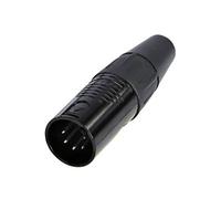 Rean RC5M-BAG XLR Connector 5-Pin Straight Plug 1pc